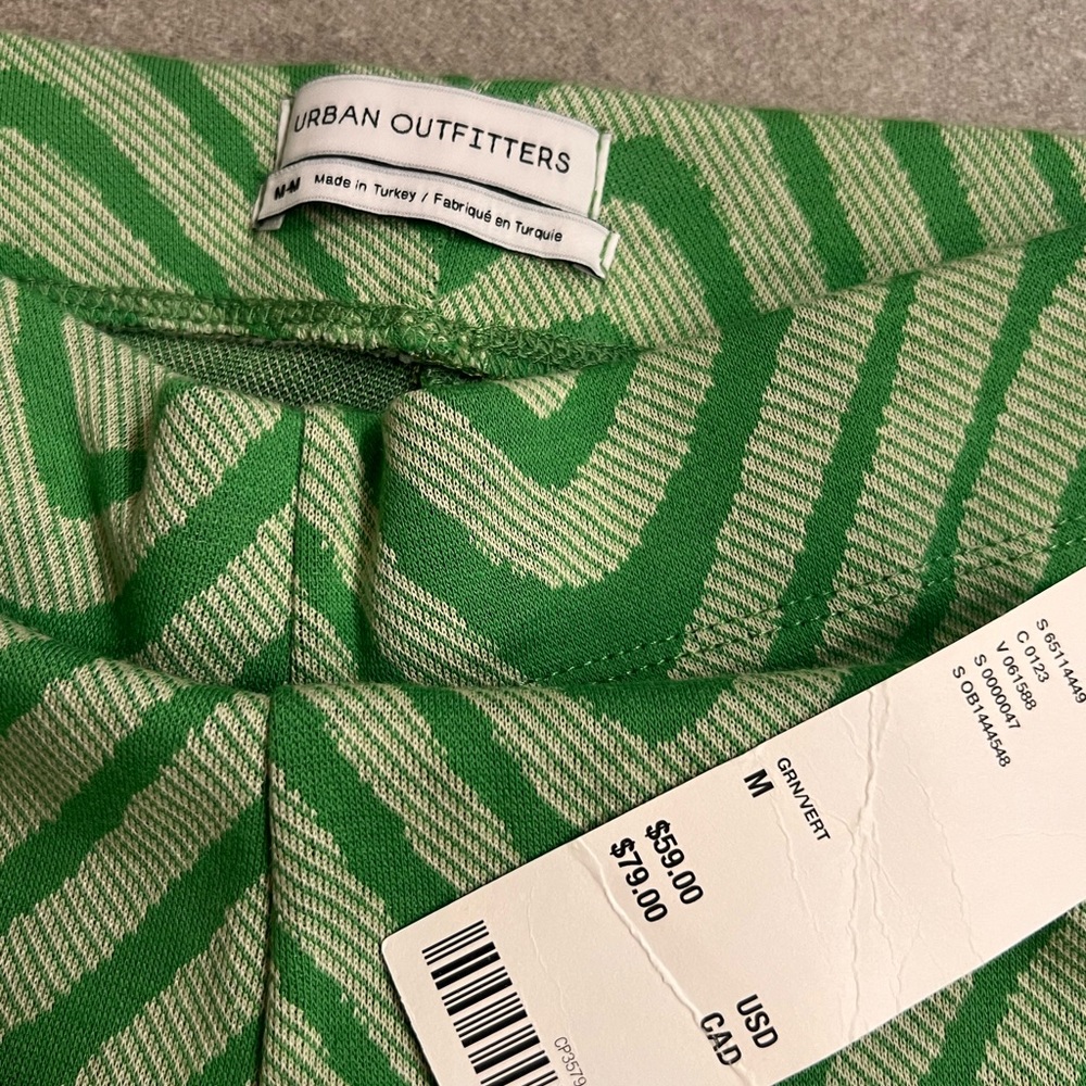Urban Outfitters Green Psychedelic Swirl Flare Pants - Picture 5 of 13